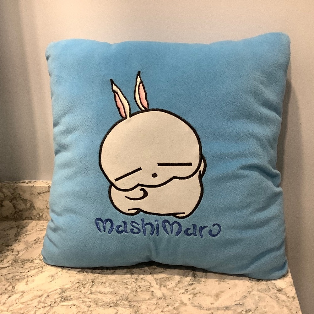 Mashimaro velvet like pillow 16” x 16”